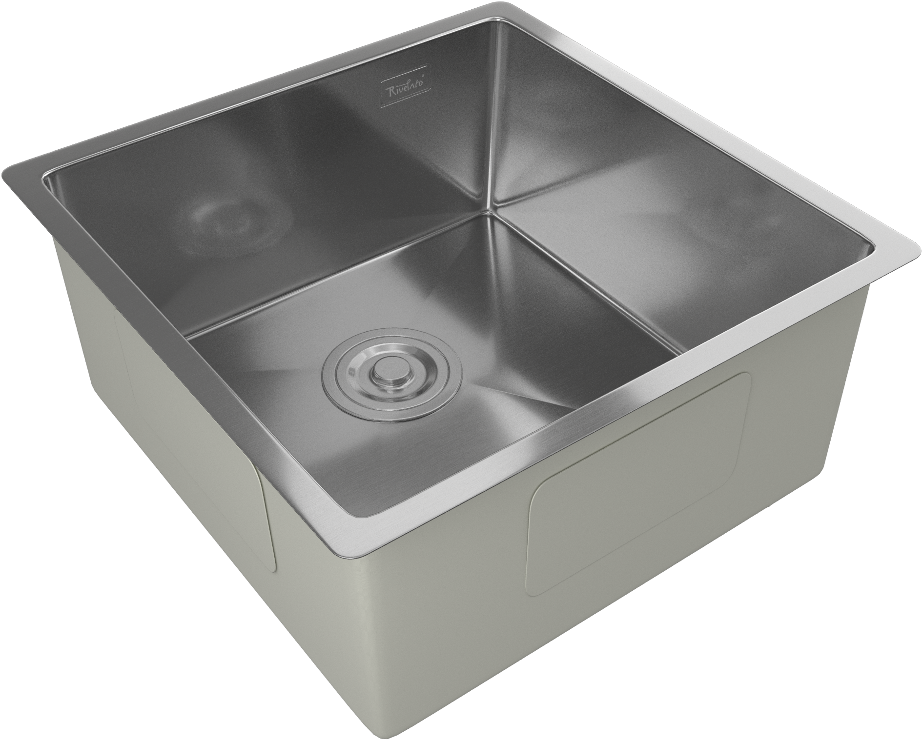Rivelato Rinox 4444 UN Мойка нерж.сталь 1 чаша 440*440*200 мм арт.4444 UN Rivelato Rinox 4444 UN Мойка нерж.сталь 1 чаша 440*440*200 мм арт.4444 UN
