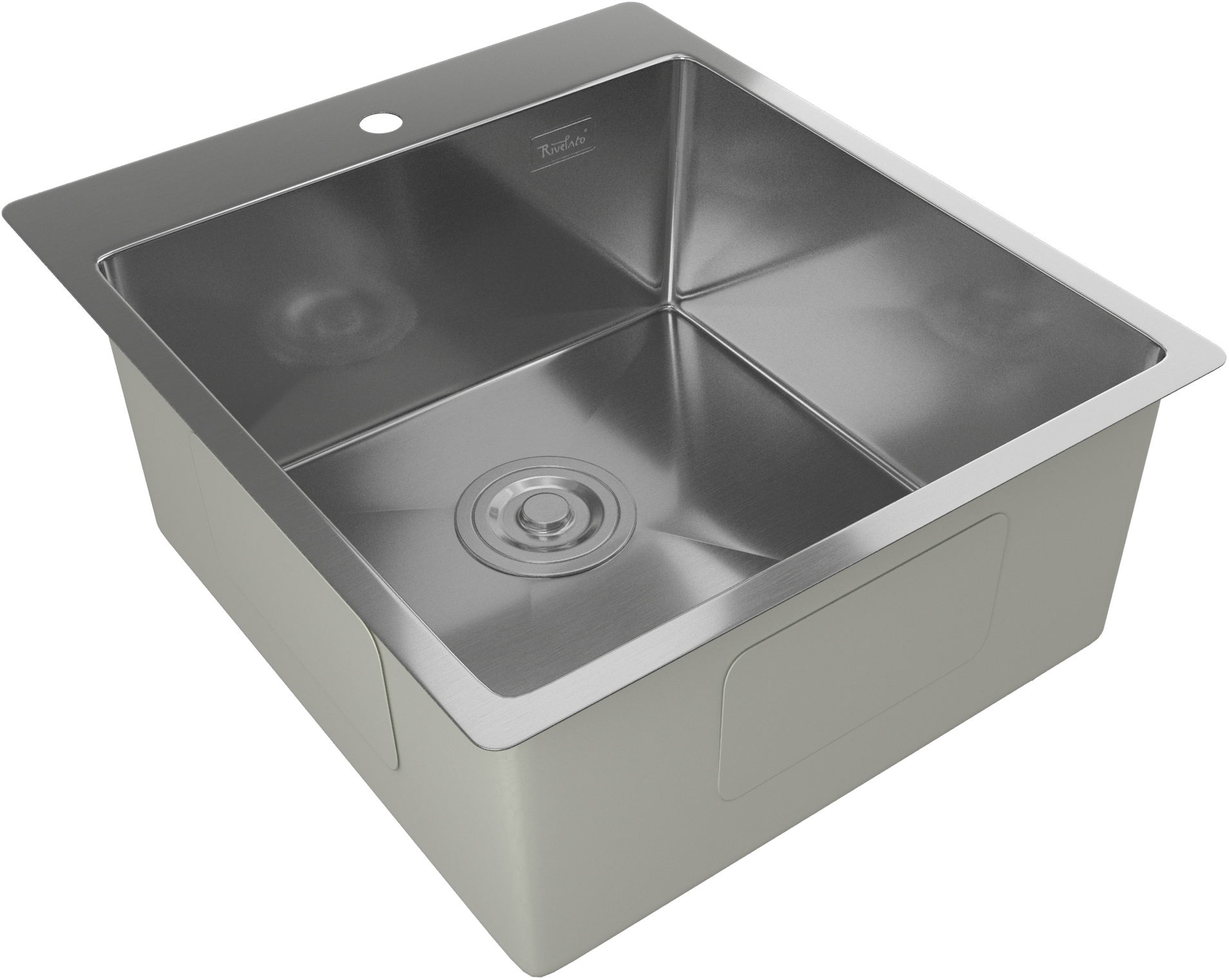 Rivelato Rinox 4450 Мойка нерж.сталь 1 чаша 440*500*200 мм арт.4450 Rivelato Rinox 4450 Мойка нерж.сталь 1 чаша 440*500*200 мм арт.4450