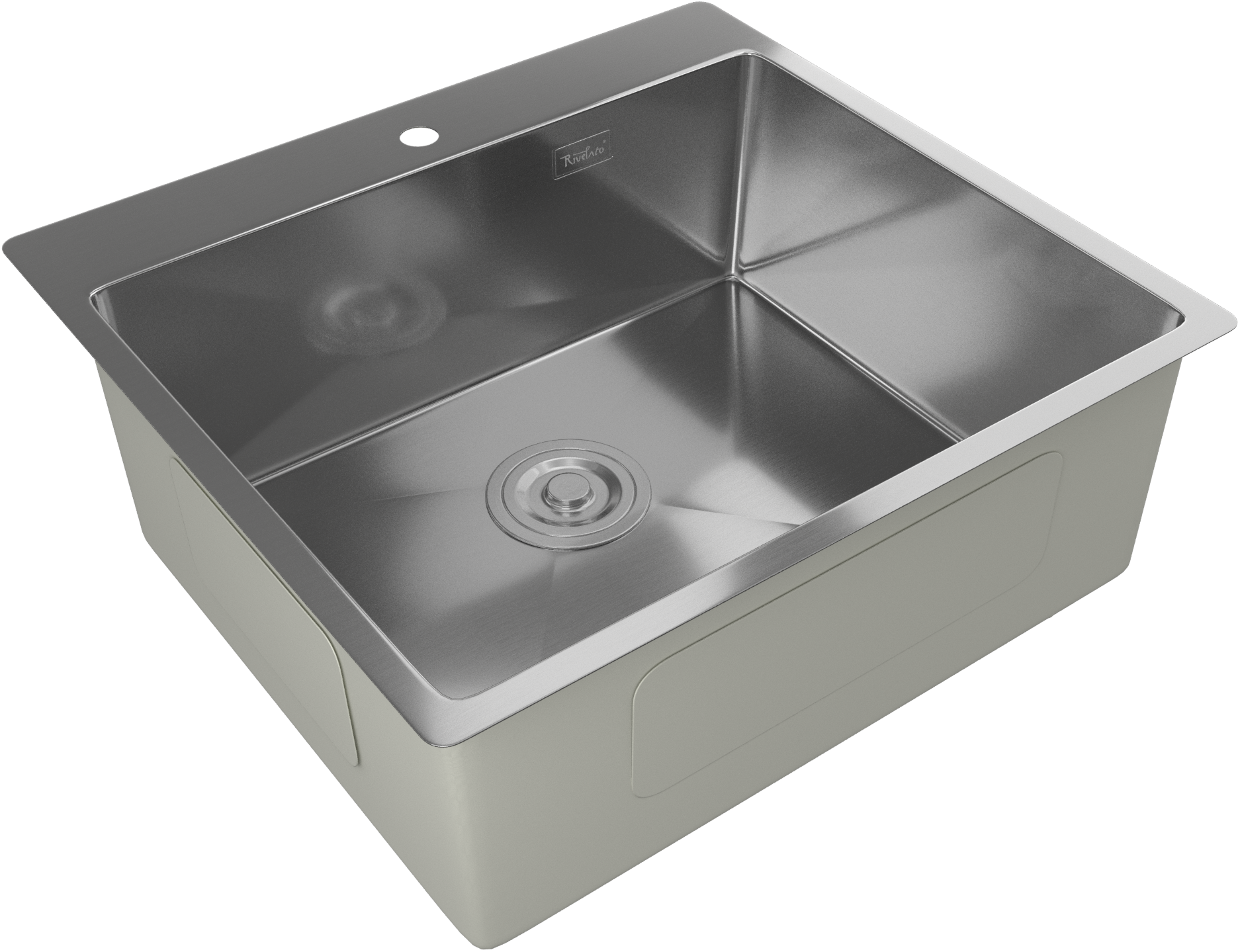 Rivelato Rinox 5450 Мойка нерж.сталь 1 чаша 540*500*200 мм арт.5450 Rivelato Rinox 5450 Мойка нерж.сталь 1 чаша 540*500*200 мм арт.5450