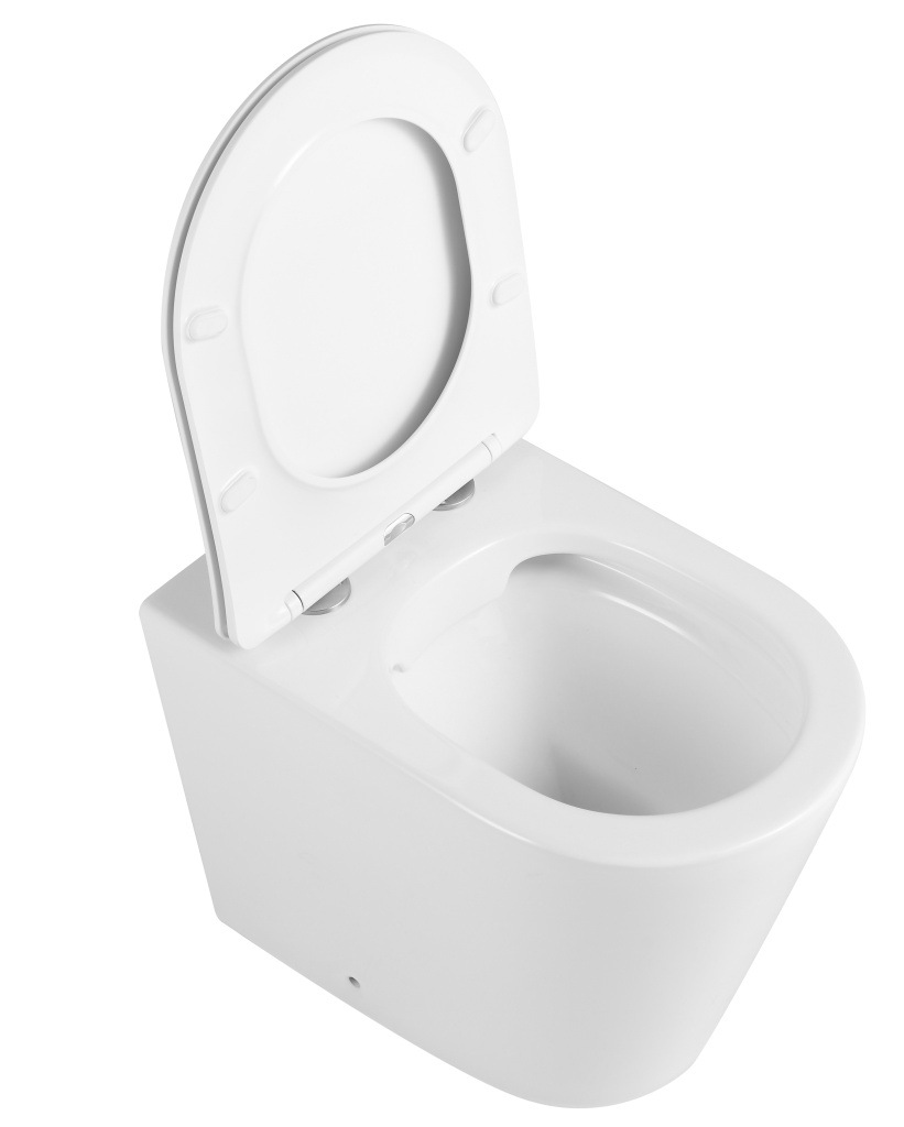 Унитаз приставной IBERICA BLANCA BURGOS ALTO Rimless белый, сиденье полипропилен (IB.BRA.131.1B1) Унитаз приставной IBERICA BLANCA BURGOS ALTO Rimless белый, сиденье полипропилен (IB.BRA.131.1B1)