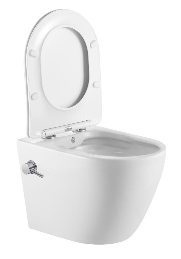 Унитаз подвесной IBERICA BLANCA BILBAO ALTO BIDE Tornado с функцией биде, белый (IB.BLA.234.1B1B) Унитаз подвесной IBERICA BLANCA BILBAO ALTO BIDE Tornado с функцией биде, белый (IB.BLA.234.1B1B)