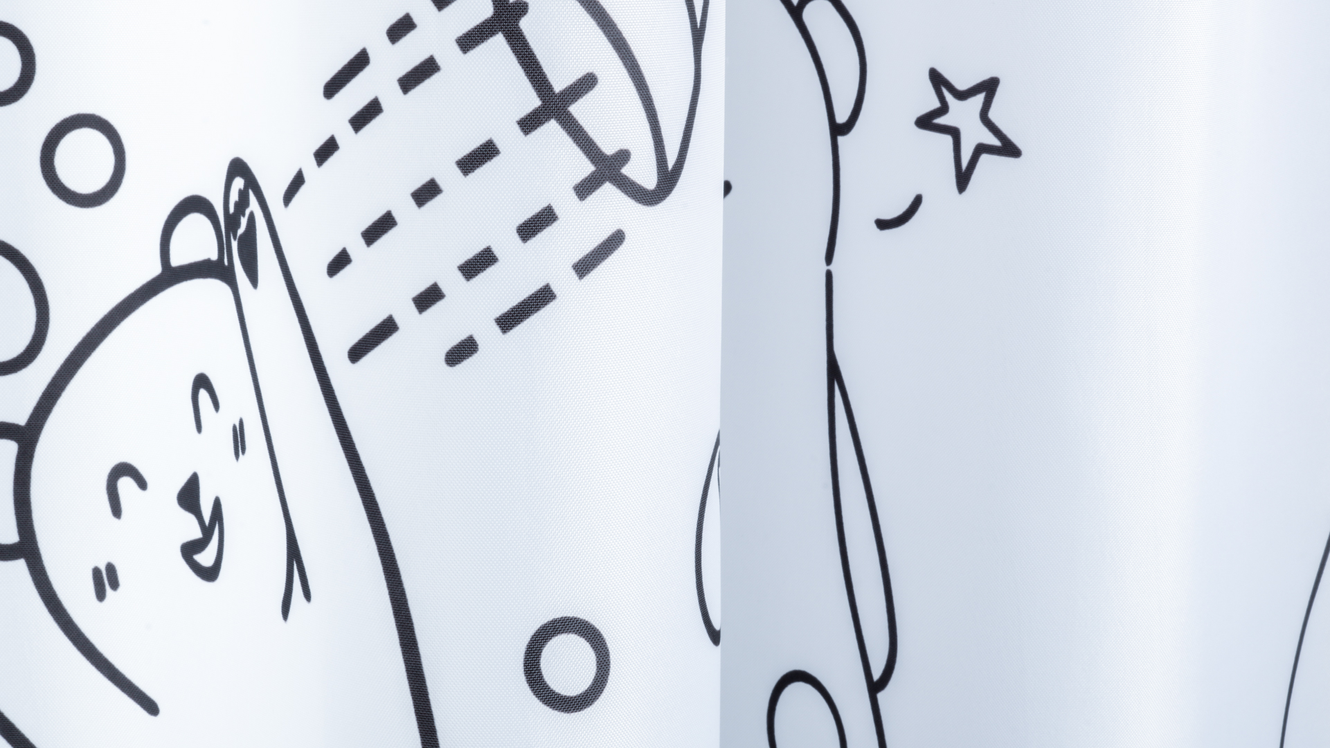 Шторка для ванной Fixsen Teddy Wash FX-1505, без колец Шторка для ванной Fixsen Teddy Wash FX-1505, без колец