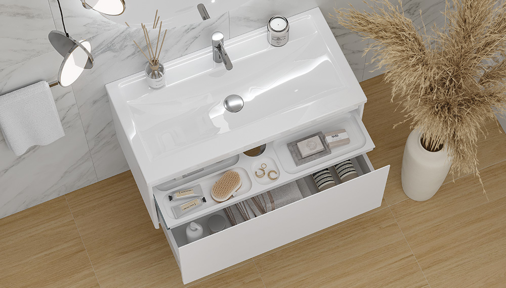 Тумба под раковину VELVEX Klaufs 900-0-1 (Марио) навесная 