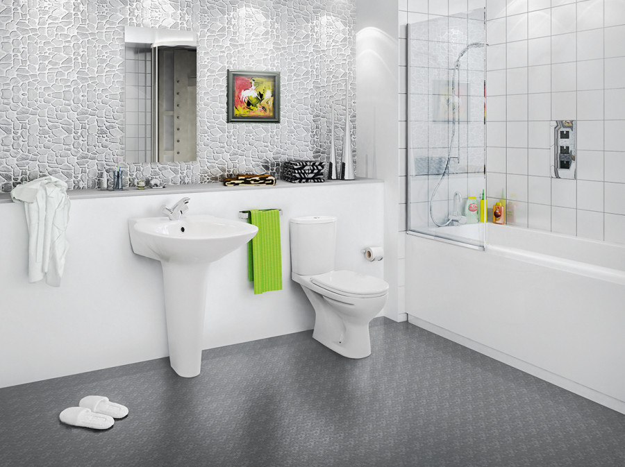 Унитаз-компакт "Ультра" косой выпуск, с кнопочной арматурой и сиденьем  SANTERI