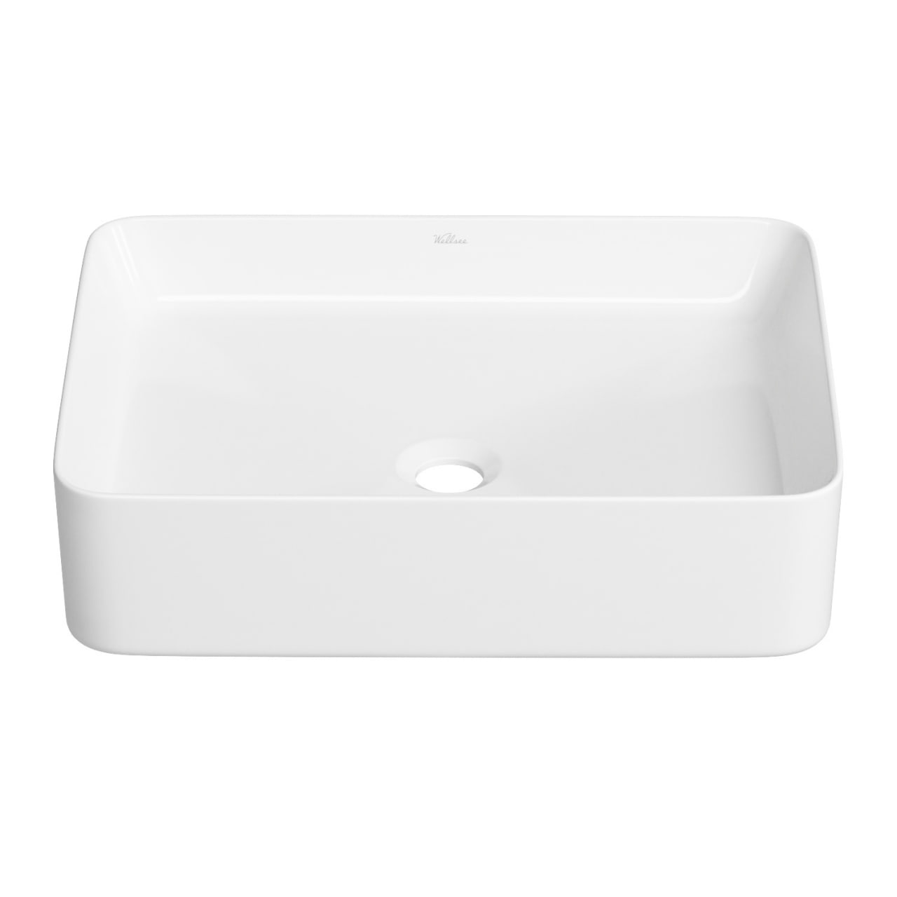 Накладная раковина для ванной комнаты Wellsee Mint 338102000: прямоугольная раковина, ширина умываль