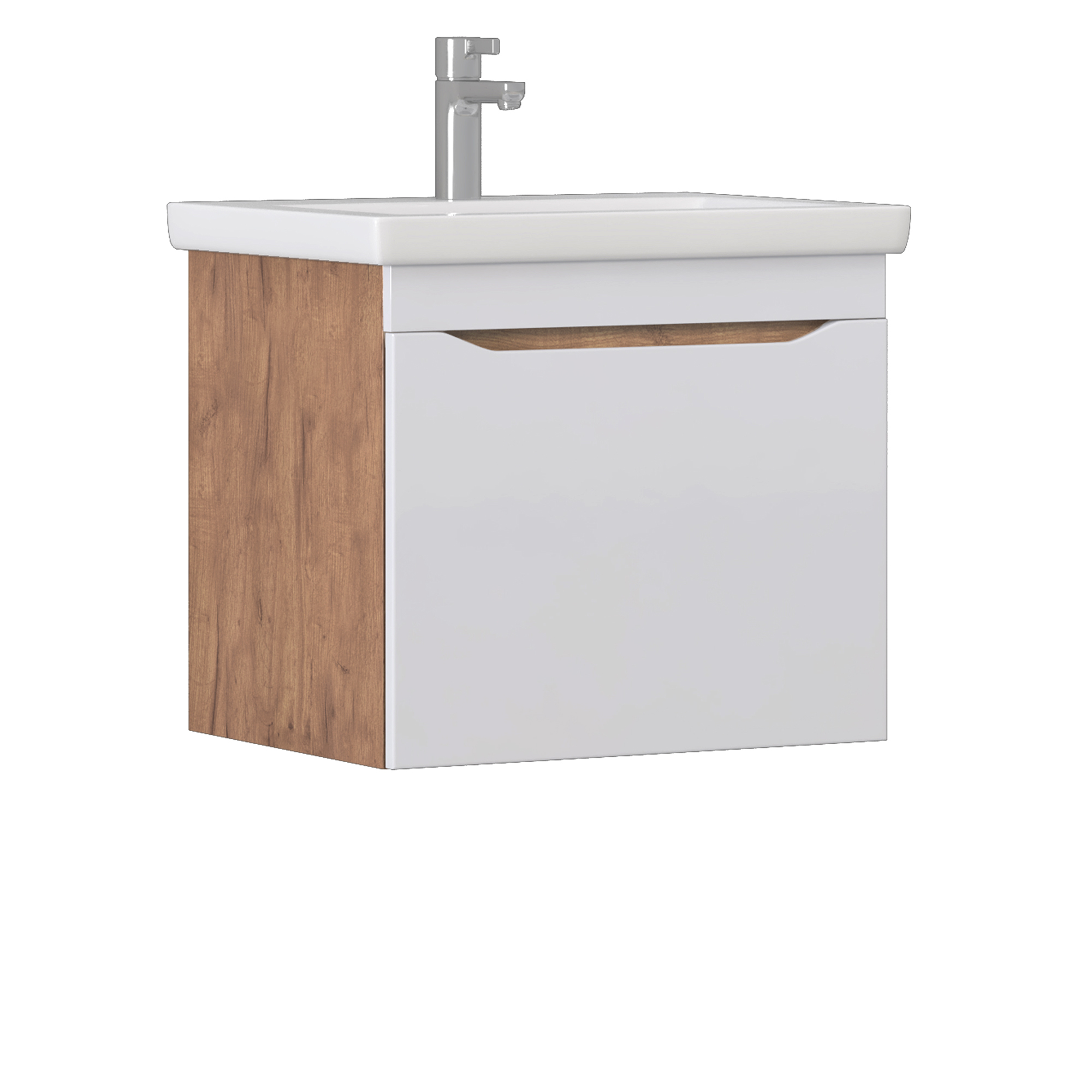 Тумба под раковину VIGO Grani 60 подвесная дуб золотой (057 дуб золотой) Тумба под раковину VIGO Grani 60 подвесная дуб золотой (057 дуб золотой)