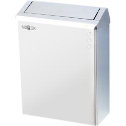 Контейнер для мусора настенный из нержавеющей стали белый 23 л. С крышкой
 Контейнер для мусора настенный из нержавеющей стали белый 23 л. С крышкой