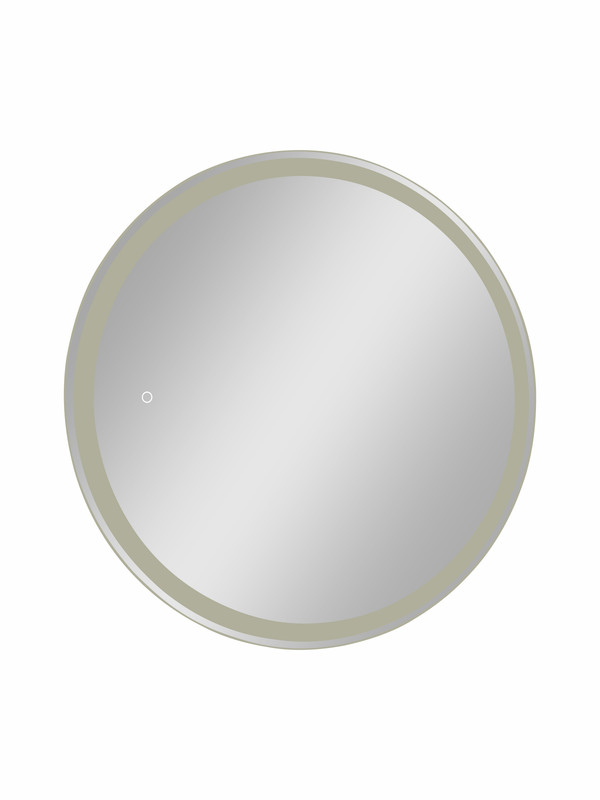 Зеркало-шкаф Torneo White LED d 700 с нейтральной  подсветкой