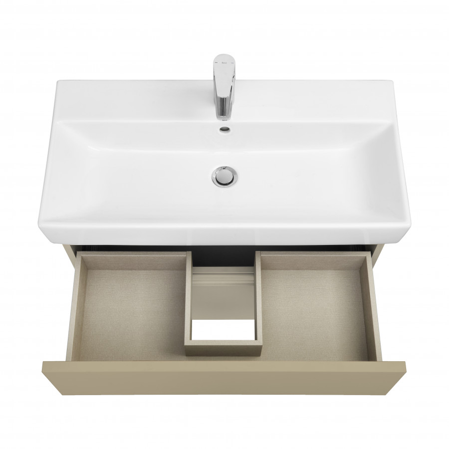 OLETA Тумба под раковину Oleta 80, 2 ящ., капучино