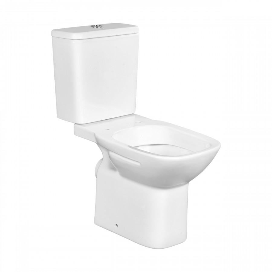 DEBBA Чаша унитаза с горизонтальным выпуском, установочный комплект, белая. (RU). ROCA DEBBA Чаша унитаза с горизонтальным выпуском, установочный комплект, белая. (RU). ROCA