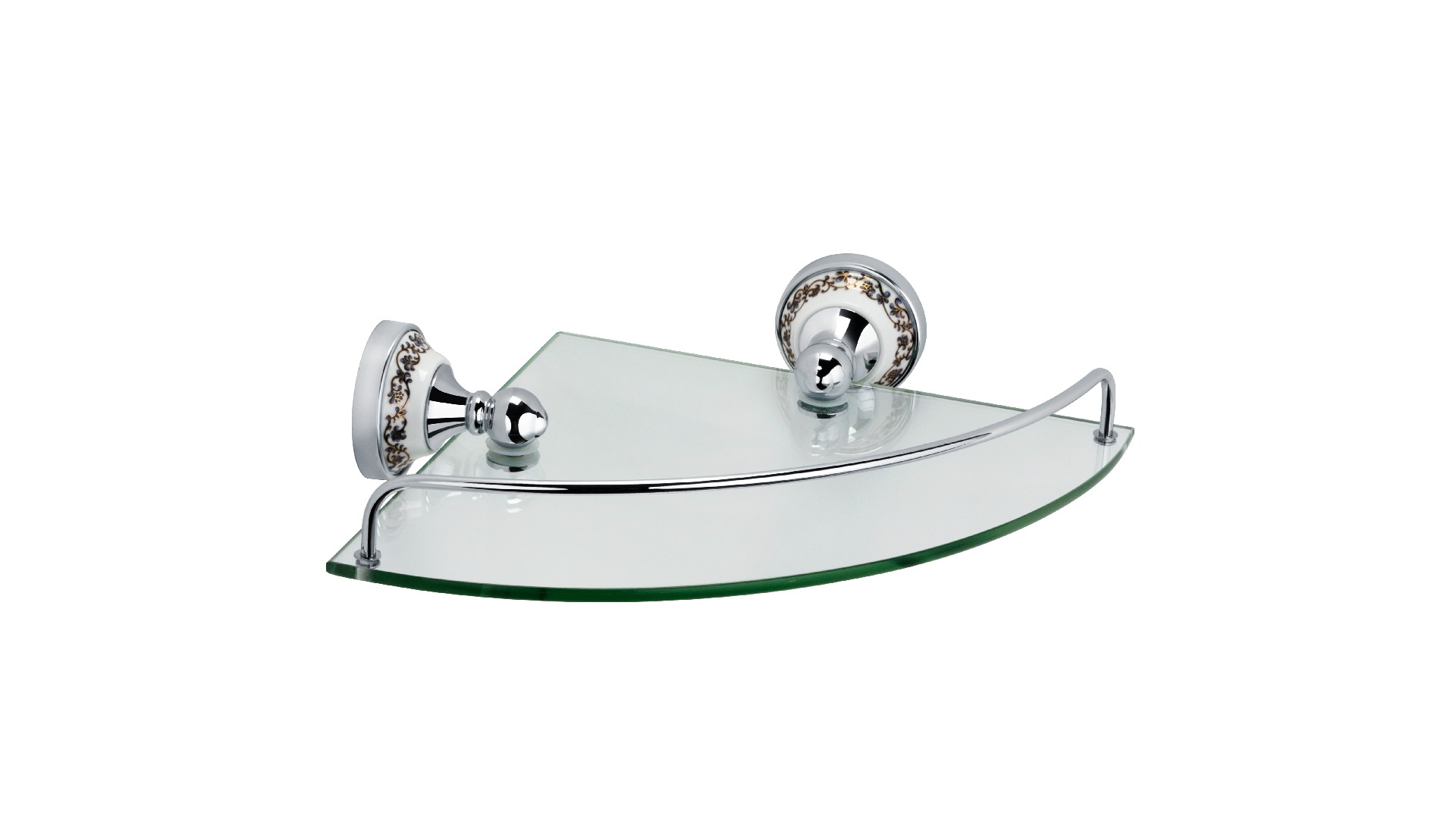 Полка стеклянная угловая FIXSEN Bogema (FX-78503A) Полка стеклянная угловая FIXSEN Bogema (FX-78503A)