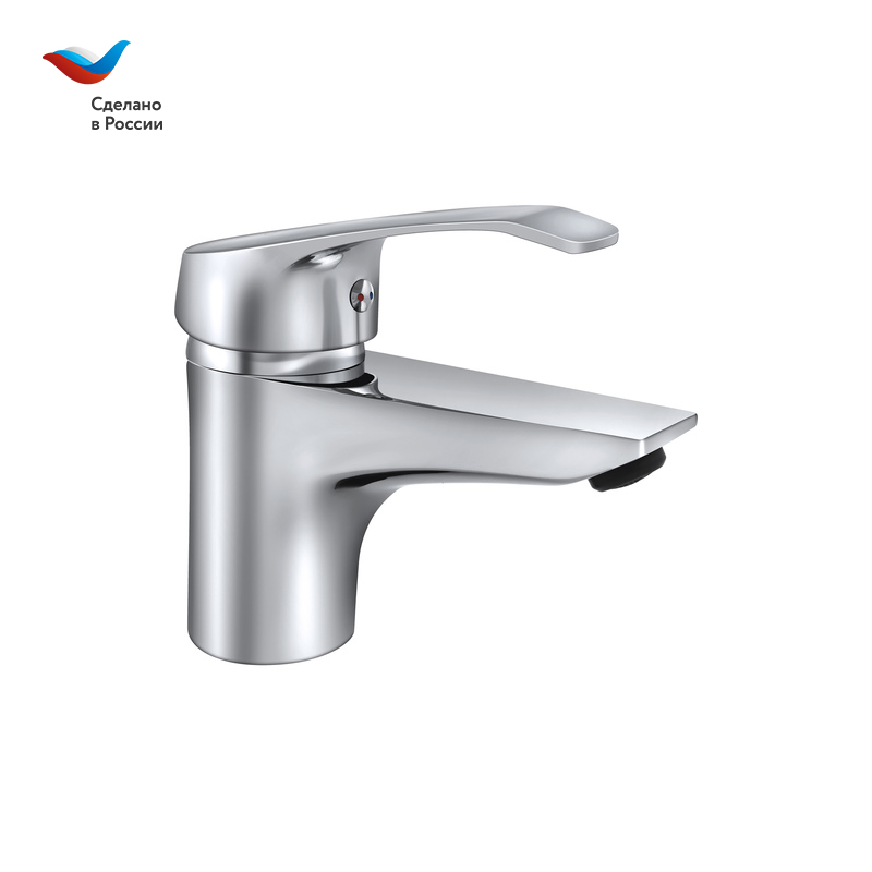 ГОРОД Смеситель для умывальника с литым изливом, одноручный, СЛАВЕН, К10