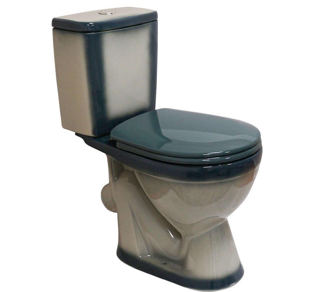 ЛИРА Унитаз-компакт наклон. вып., с арматурой, сиденьем, креплением, зеленый. ROSA ЛИРА Унитаз-компакт наклон. вып., с арматурой, сиденьем, креплением, зеленый. ROSA