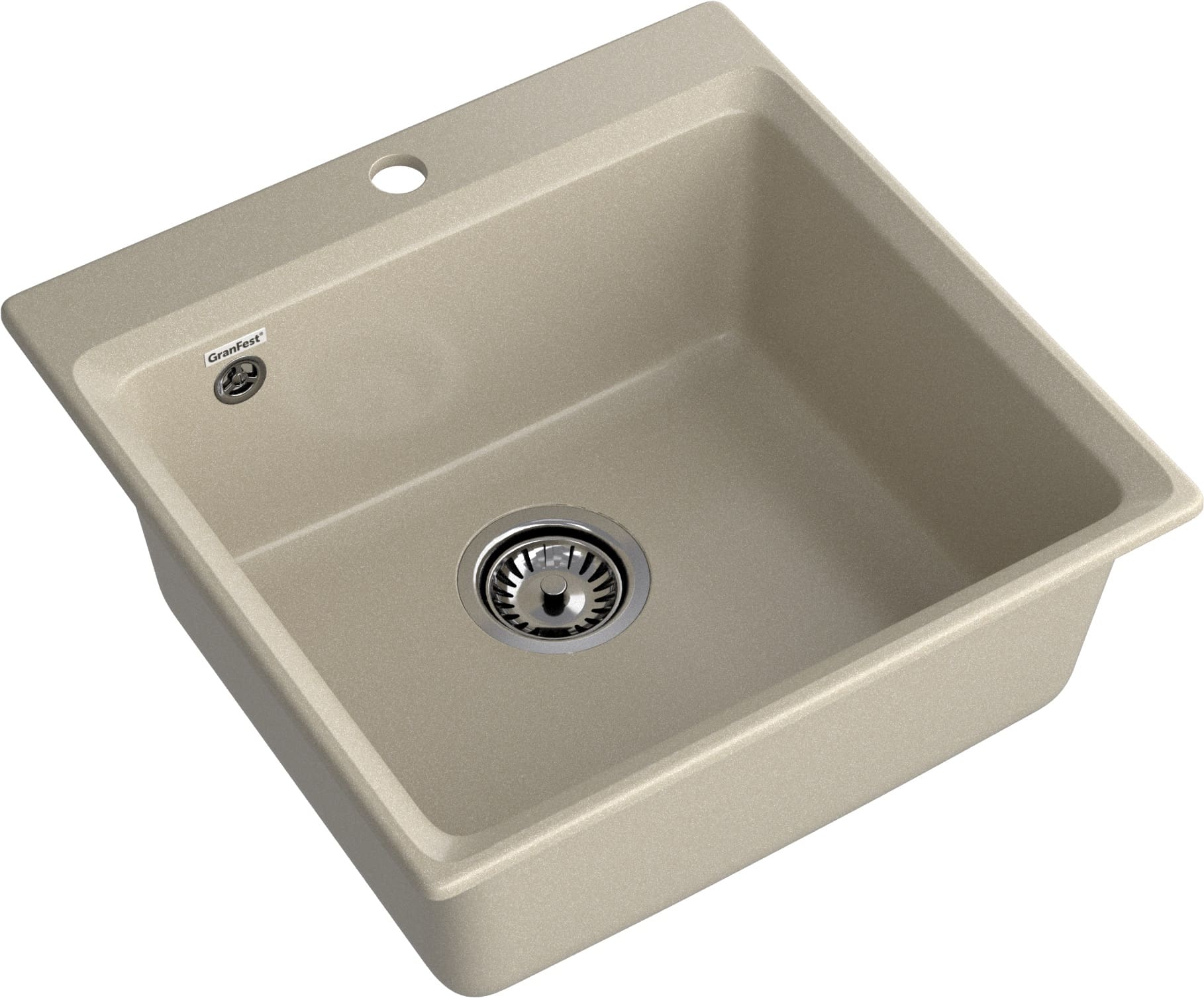 GRANFEST Мойка композит LEVEL, GF-LV-510, чаша 510*500, топаз GRANFEST Мойка композит LEVEL, GF-LV-510, чаша 510*500, топаз