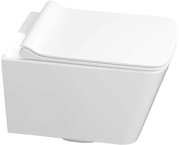 Унитаз подвесной КЕРАМИН ТОБАГО R МЛ Slim Soft Close безободковый, сиденье  дюропласт с микролифтом CDB00027033 (4810531143567) Унитаз подвесной КЕРАМИН ТОБАГО R МЛ Slim Soft Close безободковый, сиденье  дюропласт с микролифтом CDB00027033 (4810531143567)