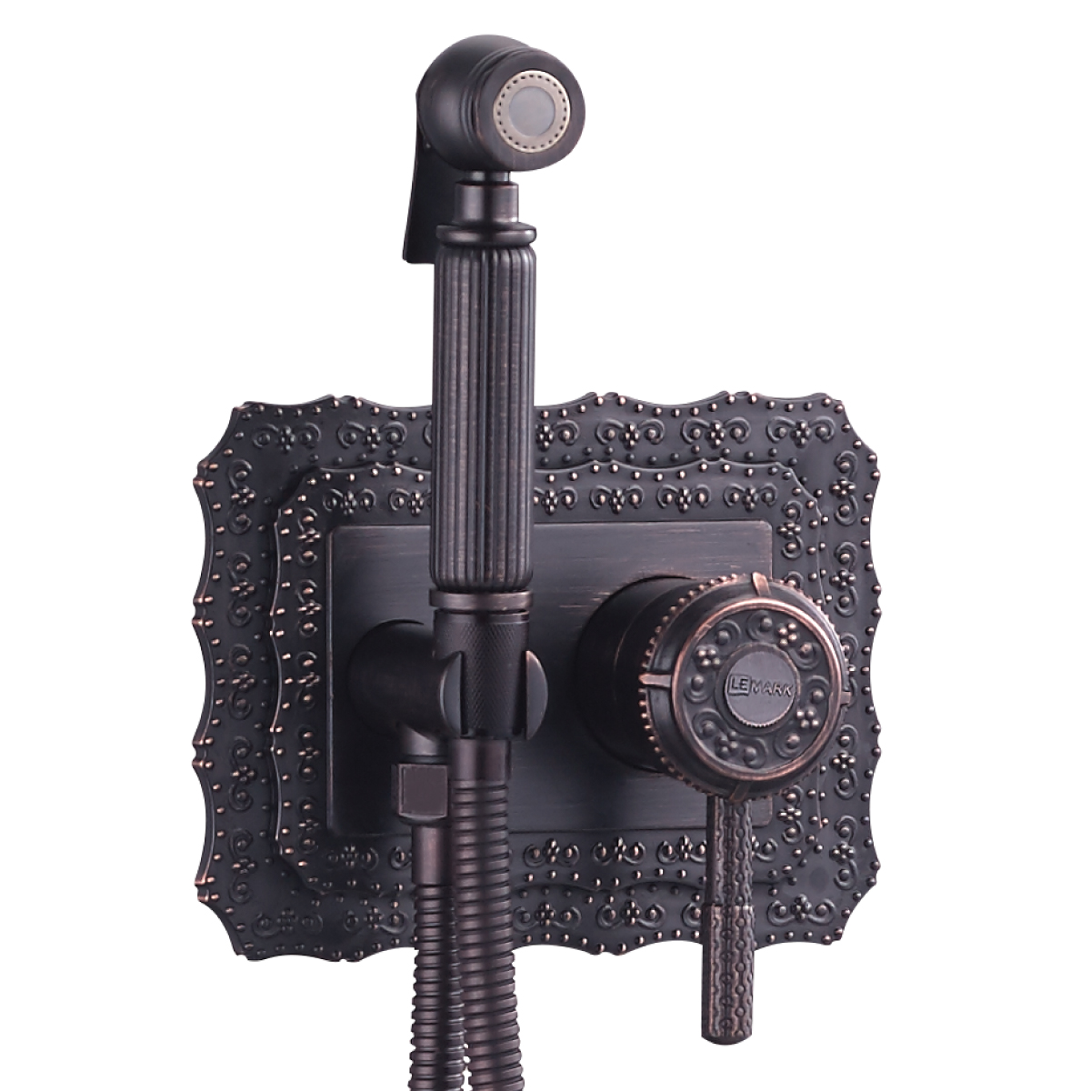 Jasmine Смеситель для биде, гигиен.душ встраиваемый р/ОД, черная бронза, LM, LM6619ORB