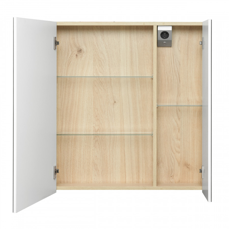 UP Зеркальный шкаф 80, белый глянец, ROCA