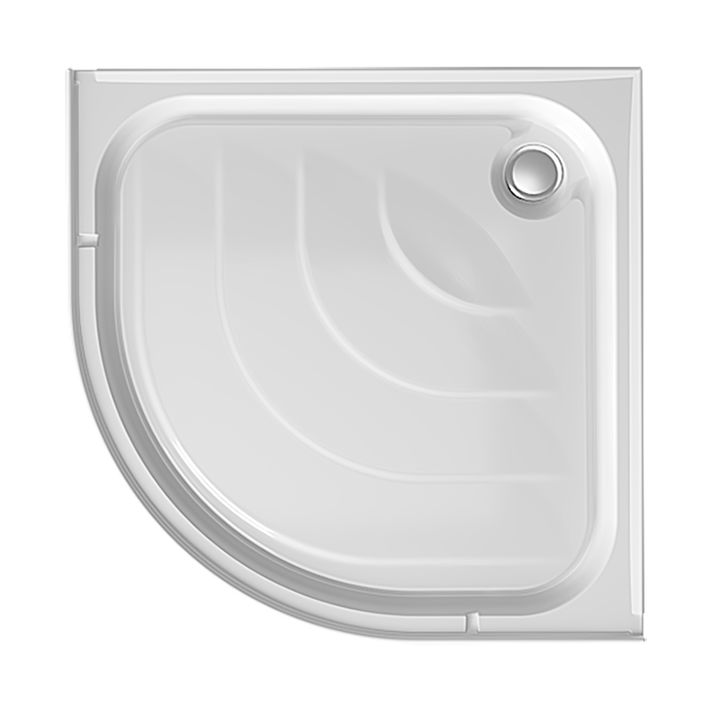 Душевой поддон ALEX BAITLER AB9017D-1 четверть круга белый 