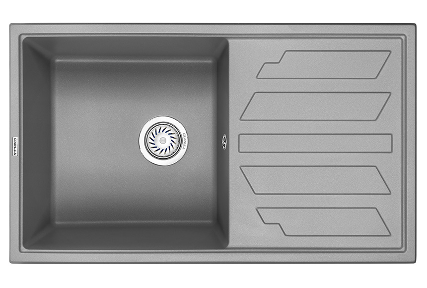 Кухонная мойка GRANULA (8002, АЛЮМИНИУМ) Кухонная мойка GRANULA (8002, АЛЮМИНИУМ)