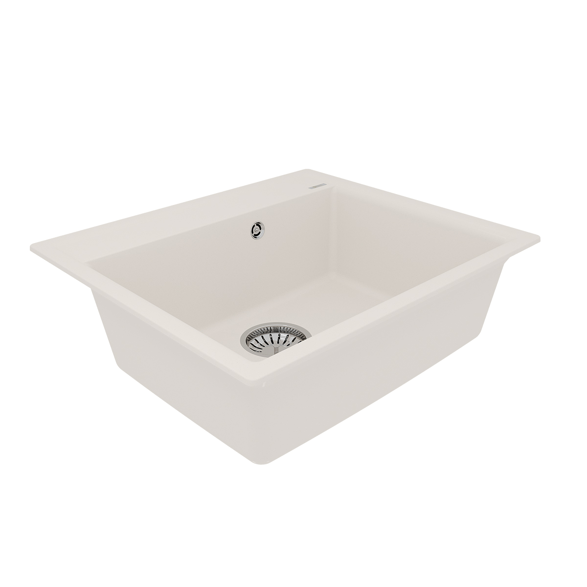 Кухонная мойка Lemark HANKA 570 врезная прямоугольная из кварцгранита, Жасмин  Кухонная мойка Lemark HANKA 570 врезная прямоугольная из кварцгранита, Жасмин