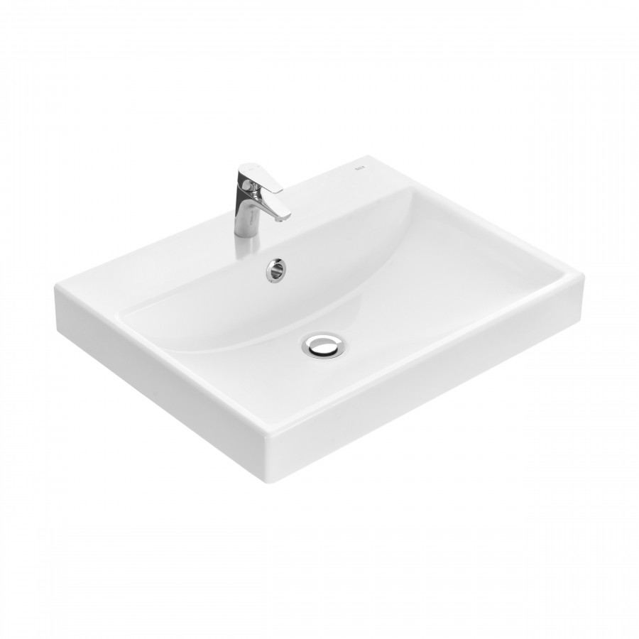 ONA Мебельная раковина 600х460x121 мм из композитного материала, белый, ROCA