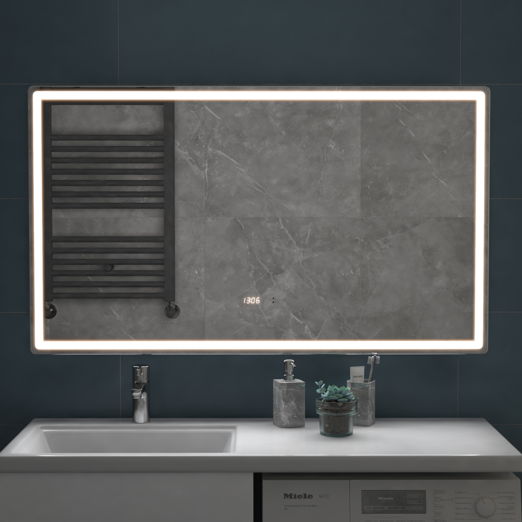 Зеркало с подсветкой VIGO Geometry Luxe 1200