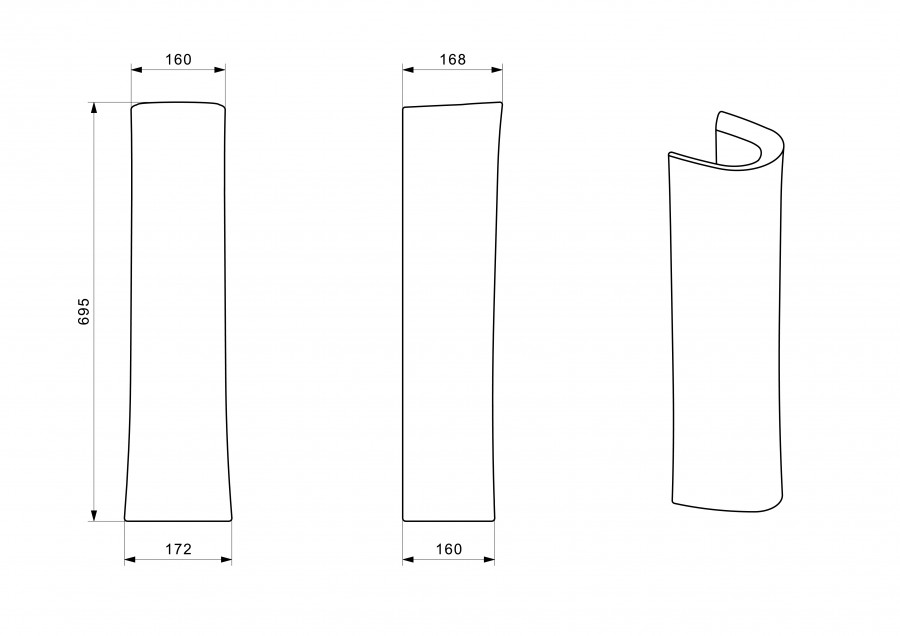 БРИЗ/ИРИС/ЦЕЗАРЬ Пьедестал, САНТЕК БРИЗ/ИРИС/ЦЕЗАРЬ Пьедестал, САНТЕК