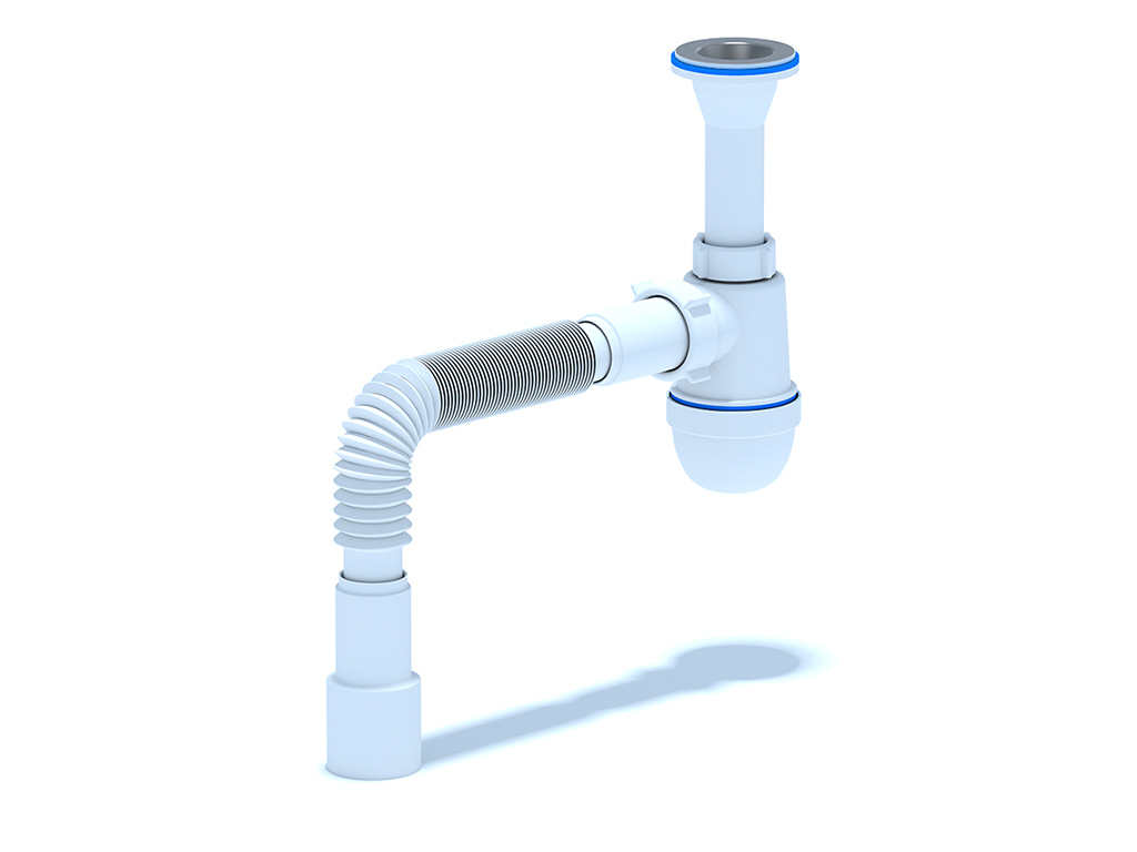 Сифон Ани 1-1/4" 40с гибкой трубой 40х40/50, ANIPLAST	