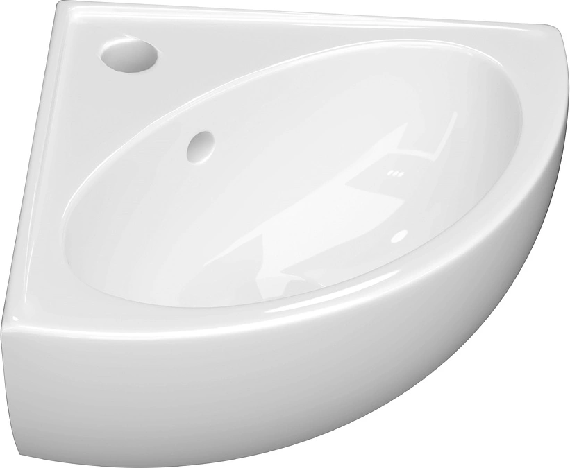 Раковина КЕРАМИН ЛАГО 45 УГЛОВОЙ белый глянец CDB00023611 (4810531138464)