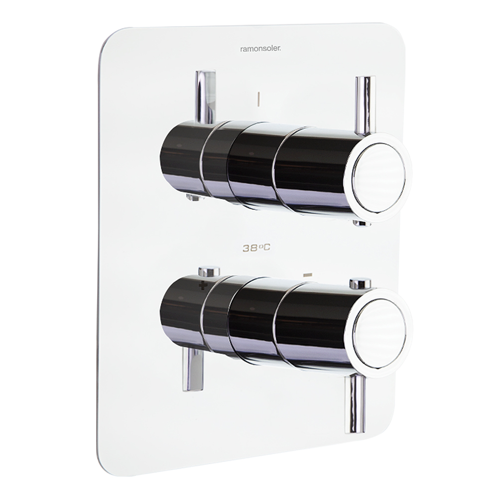 Встраиваемый термостатический смеситель для душа ODISEA 398722S на 2 выхода