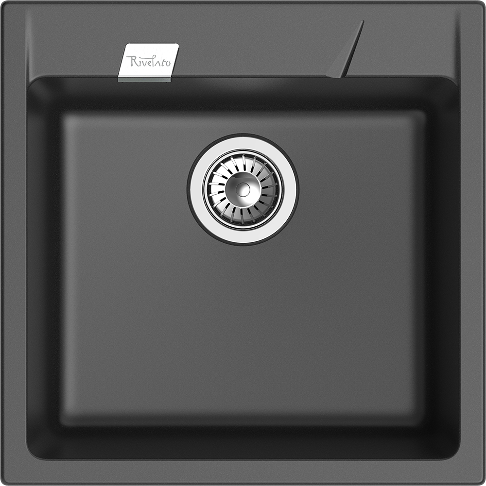 RIVELATO Мойка RAUM 50  1-чаша 500*510мм antracite арт. RIVELATO Мойка RAUM 50  1-чаша 500*510мм antracite арт.