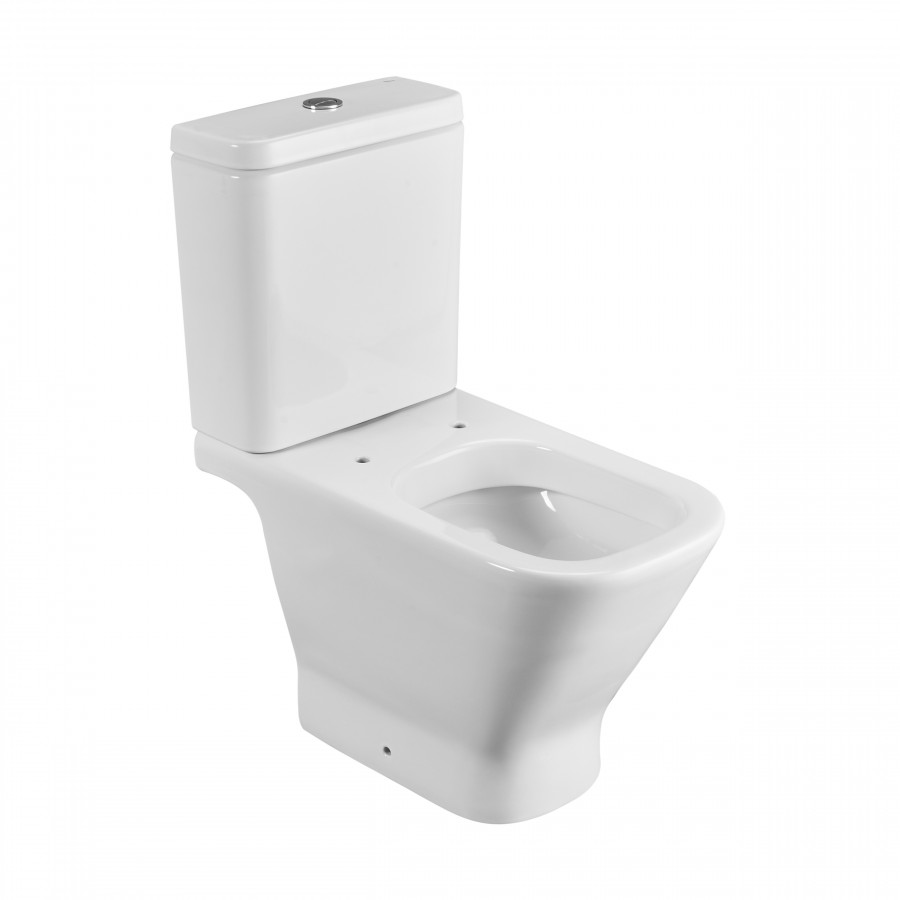 GAP Чаша унитаза напольного, горизонтальный выпуск, белая.  ROCA GAP Чаша унитаза напольного, горизонтальный выпуск, белая.  ROCA