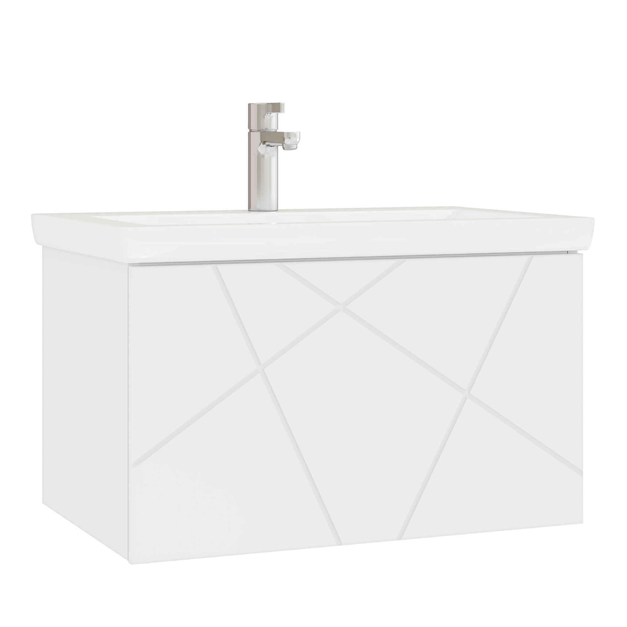 Тумба под раковину VIGO Geometry 60 подвесная белый (033) Тумба под раковину VIGO Geometry 60 подвесная белый (033)