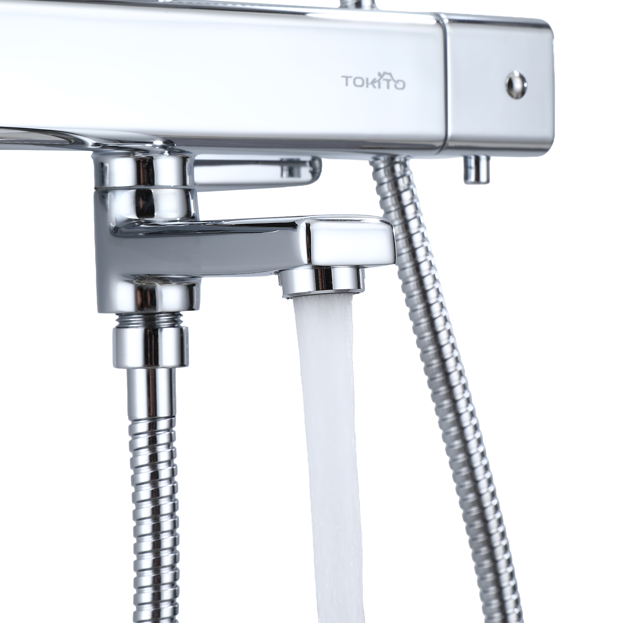 Душевая система TOKITO RAIN с термостатом хром (TOK-RAI-1028)