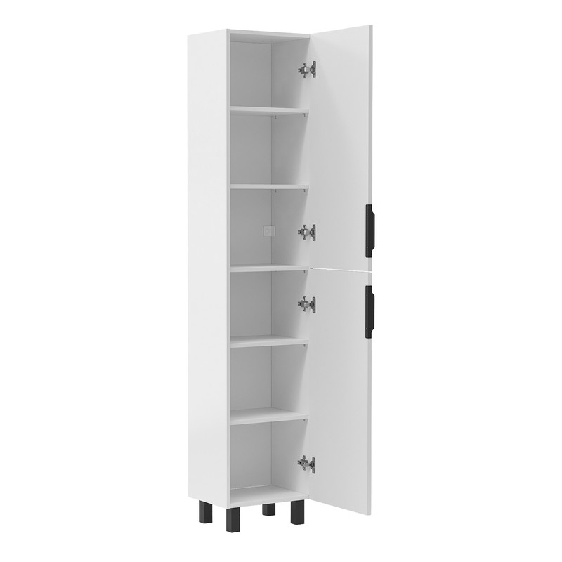 Пенал Лотти/Lotty 40, напольный, белый, VOLNA