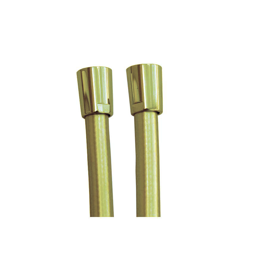 Шланг душевой 1,75м из ПВХ с поворотным концом 2475COC золото брашированное