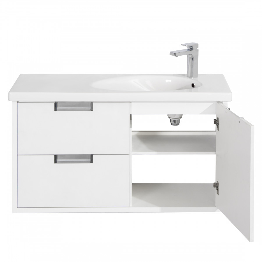 ETNA Тумба под раковину ETNA 100, белый глянец, ROCA