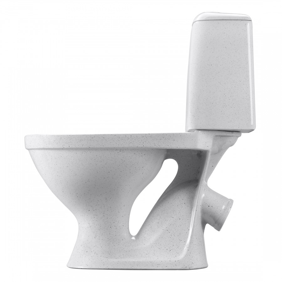 Унитаз-компакт "Соната" косой выпуск,1 сорт,с кнопочной арматурой и сиденьем,крап на белом ,SANTERI Унитаз-компакт "Соната" косой выпуск,1 сорт,с кнопочной арматурой и сиденьем,крап на белом ,SANTERI