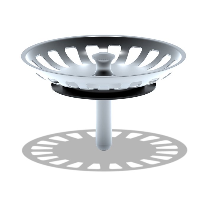 Решетка внутренняя эконом АНИ Пласт M350SP для внешней решетки 115 глубина 30