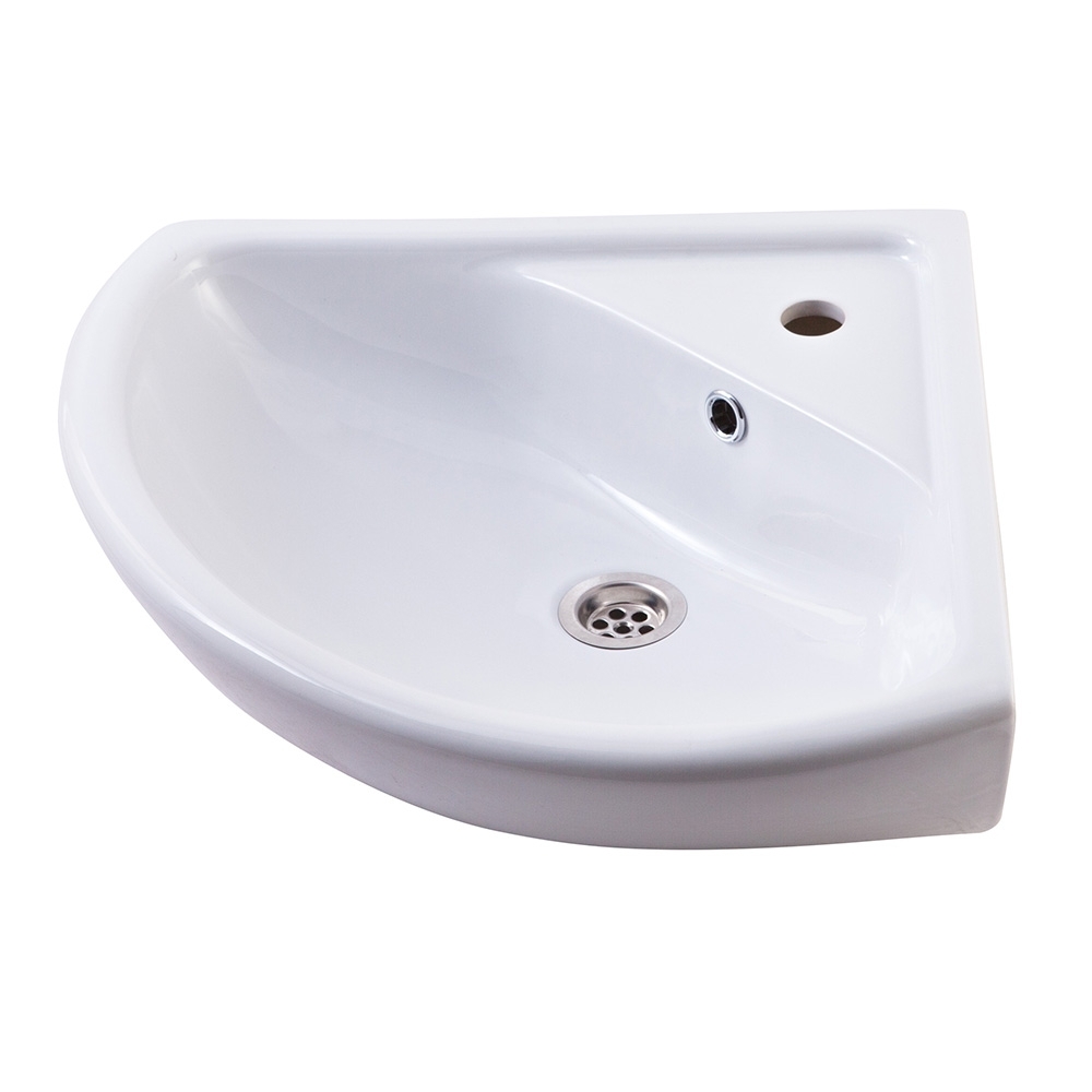 ЭЛЕГИЯ Угловой умывальник на мебель с обрамлением (555х460) ROSA