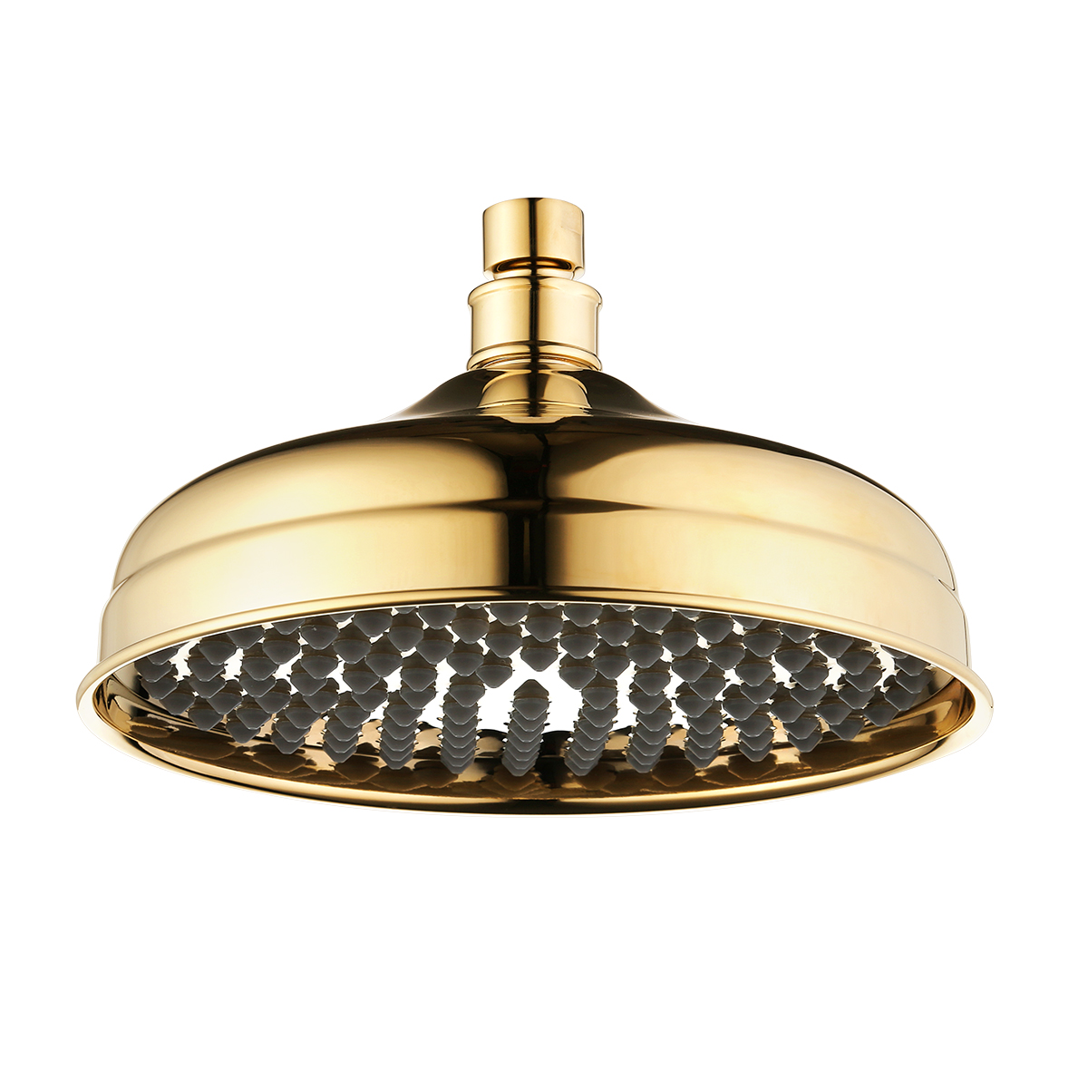 Лейка душевая верхняя, круглая, диаметр 204 мм., золото. LEMARK