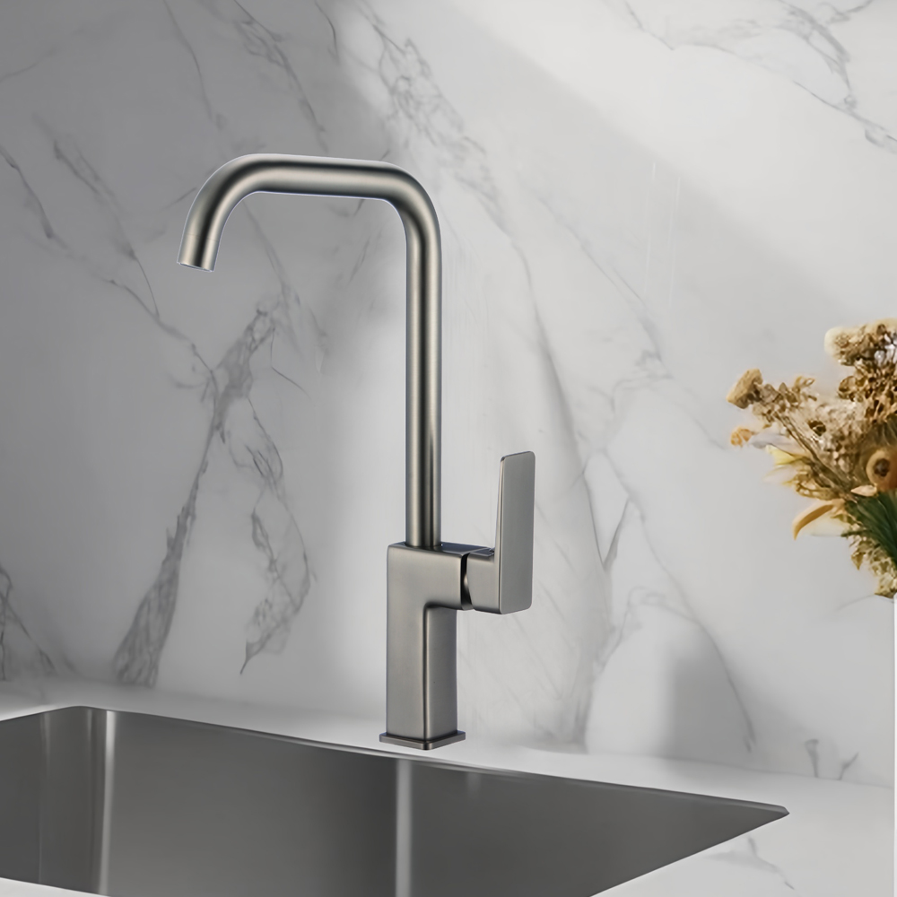 Смеситель для кухни GUN METAL NARCIS, NAR06-150GM-25432