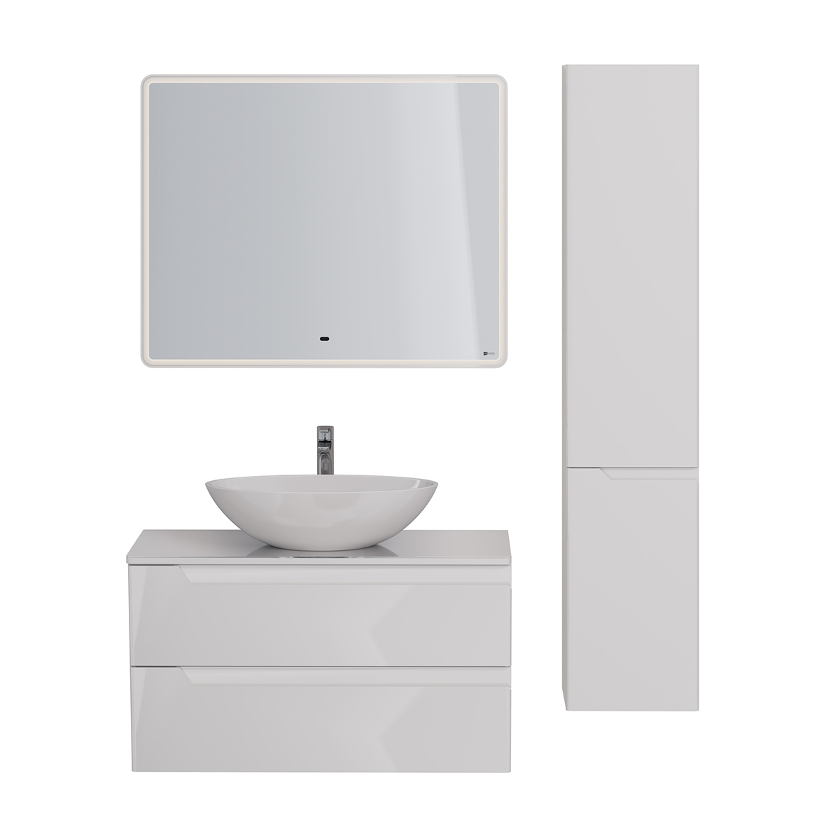 Зеркало Lemark ELEMENT 100х80 см с подсветкой, с подогревом Зеркало Lemark ELEMENT 100х80 см с подсветкой, с подогревом