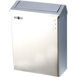 Контейнер для мусора настенный из нержавеющей стали глянцевый 23 л. С крышкой и замком
 Контейнер для мусора настенный из нержавеющей стали глянцевый 23 л. С крышкой и замком