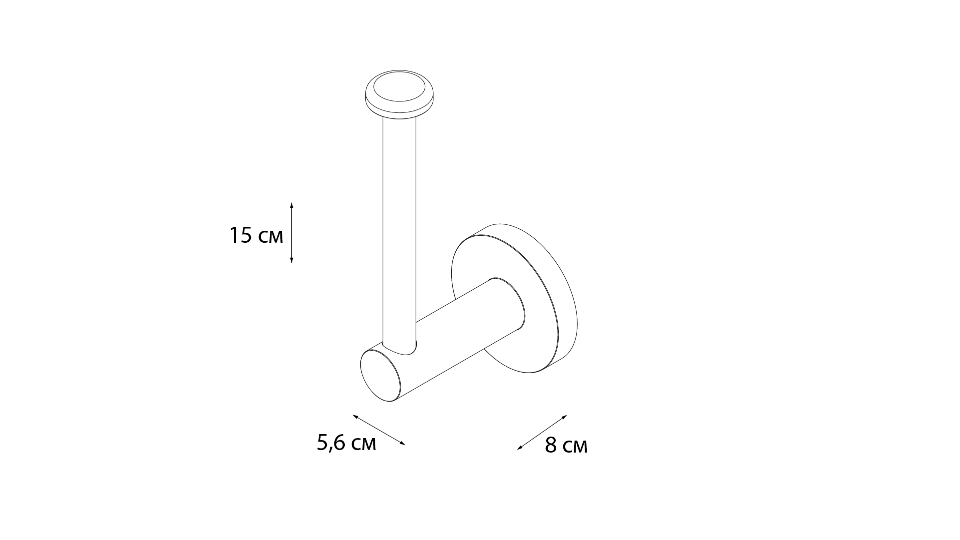 Держатель для запасного рулона FIXSEN HOTEL (FX-31010B)