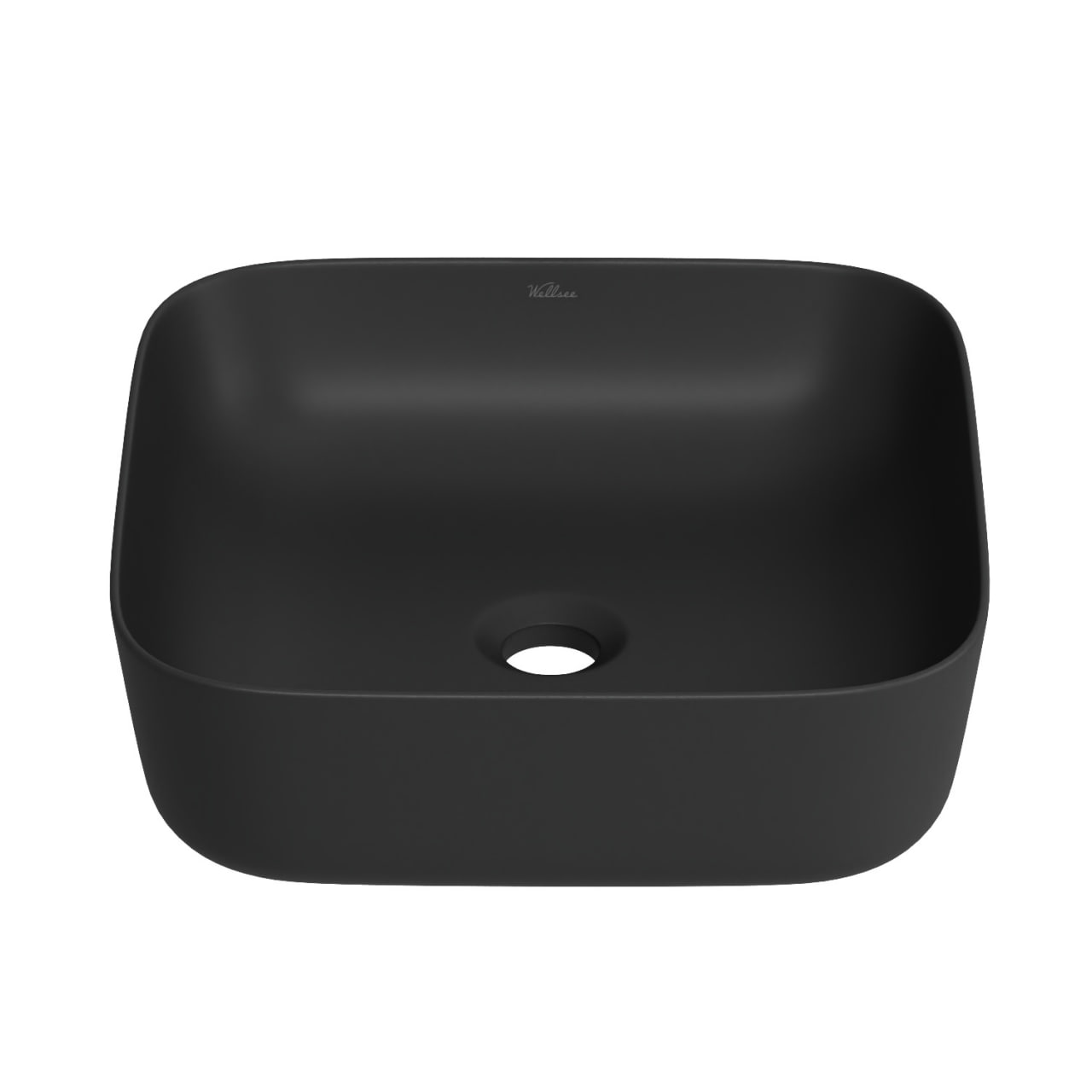 Накладная раковина для ванной комнаты Wellsee Preen 329707000: квадратная раковина, ширина умывальни