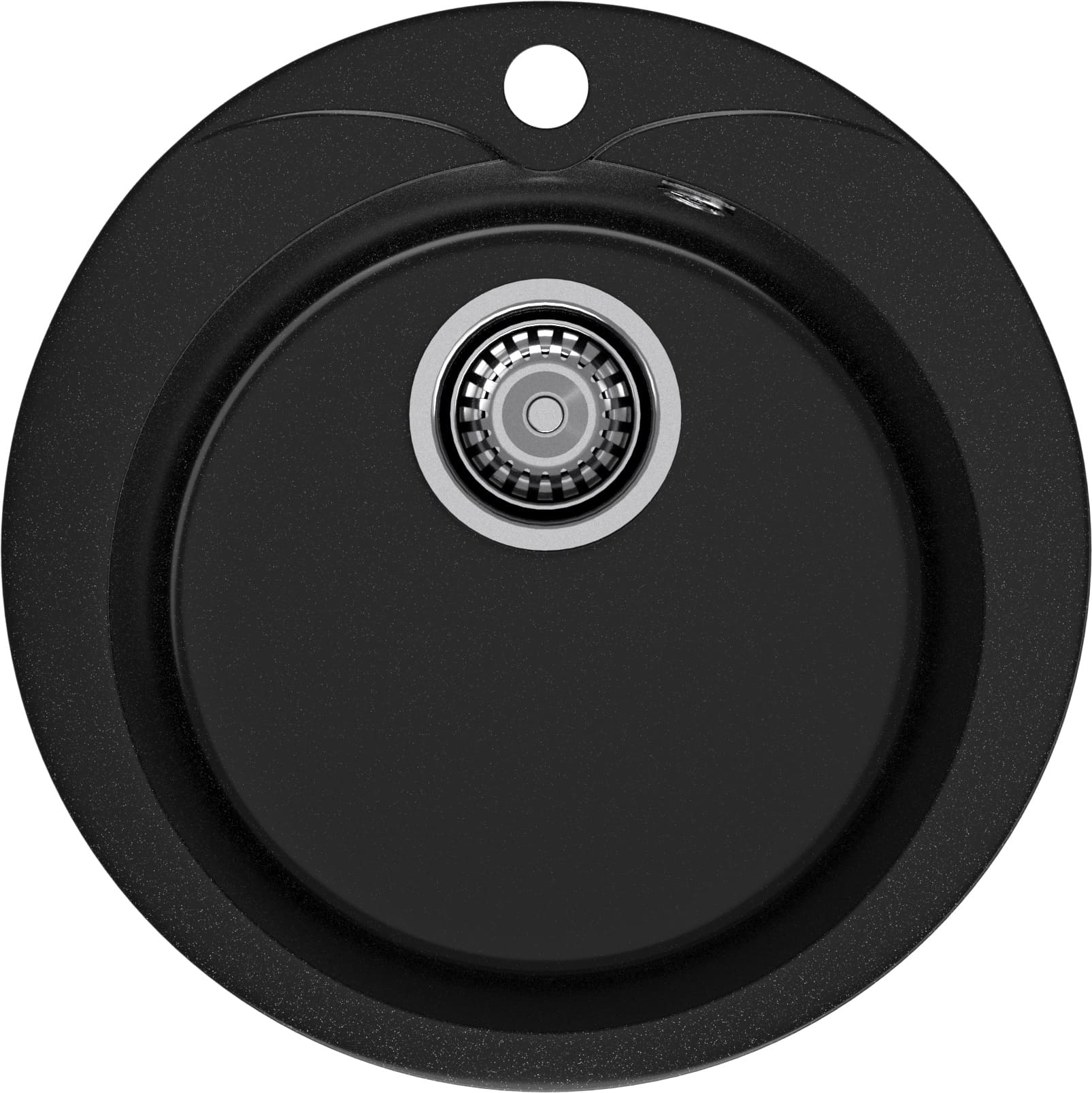 GRANFEST Мойка композит RONDO GF-R--480  D=480 мм  черный  арт.GF- GRANFEST Мойка композит RONDO GF-R--480  D=480 мм  черный  арт.GF-