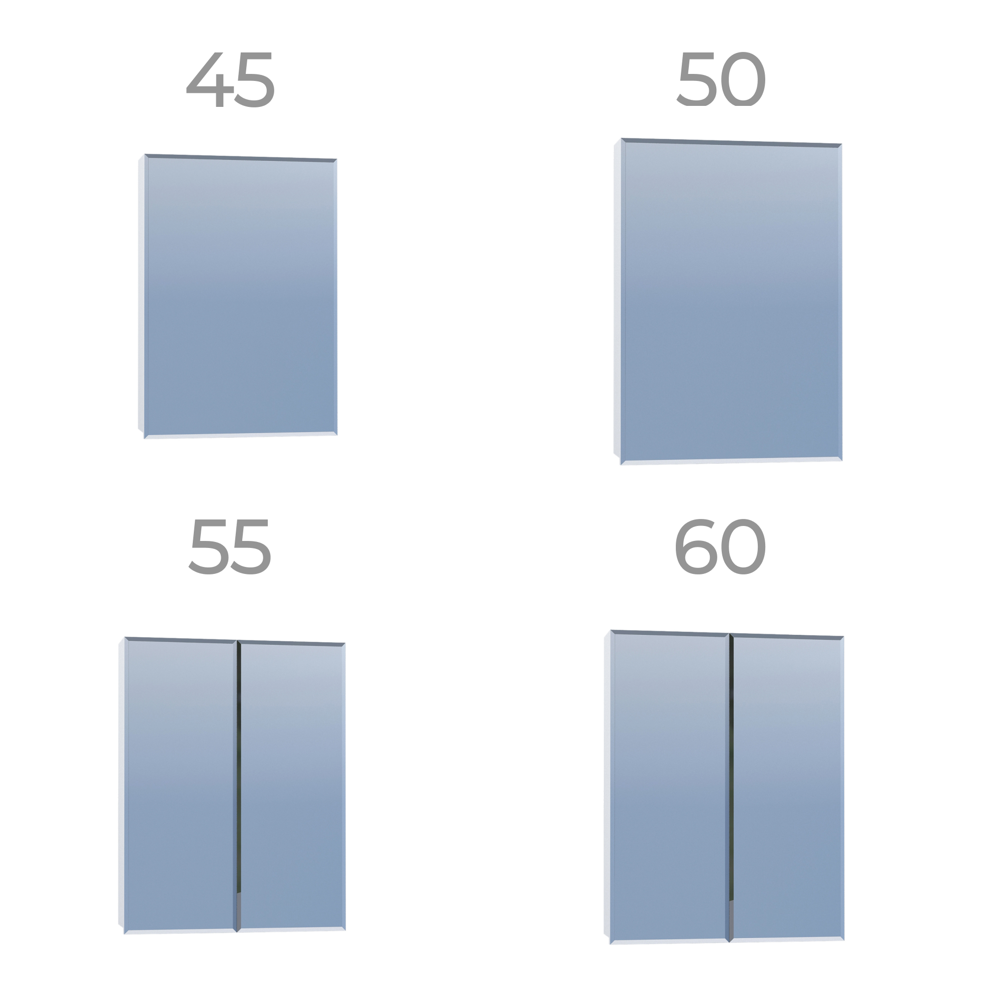 Зеркальный шкаф VIGO Grand 45 подвесной белый (zsh.GRA.45) Зеркальный шкаф VIGO Grand 45 подвесной белый (zsh.GRA.45)