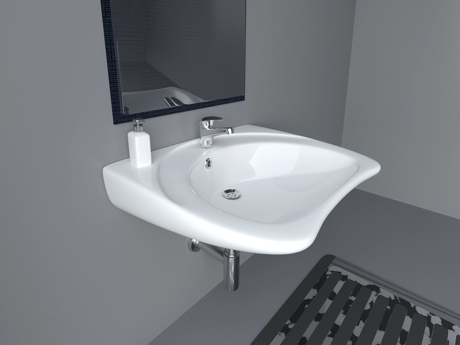 Раковина КЕРАМИН ИНКЛЮЖН 65 белый глянец CDB00022846 (4810531133827)