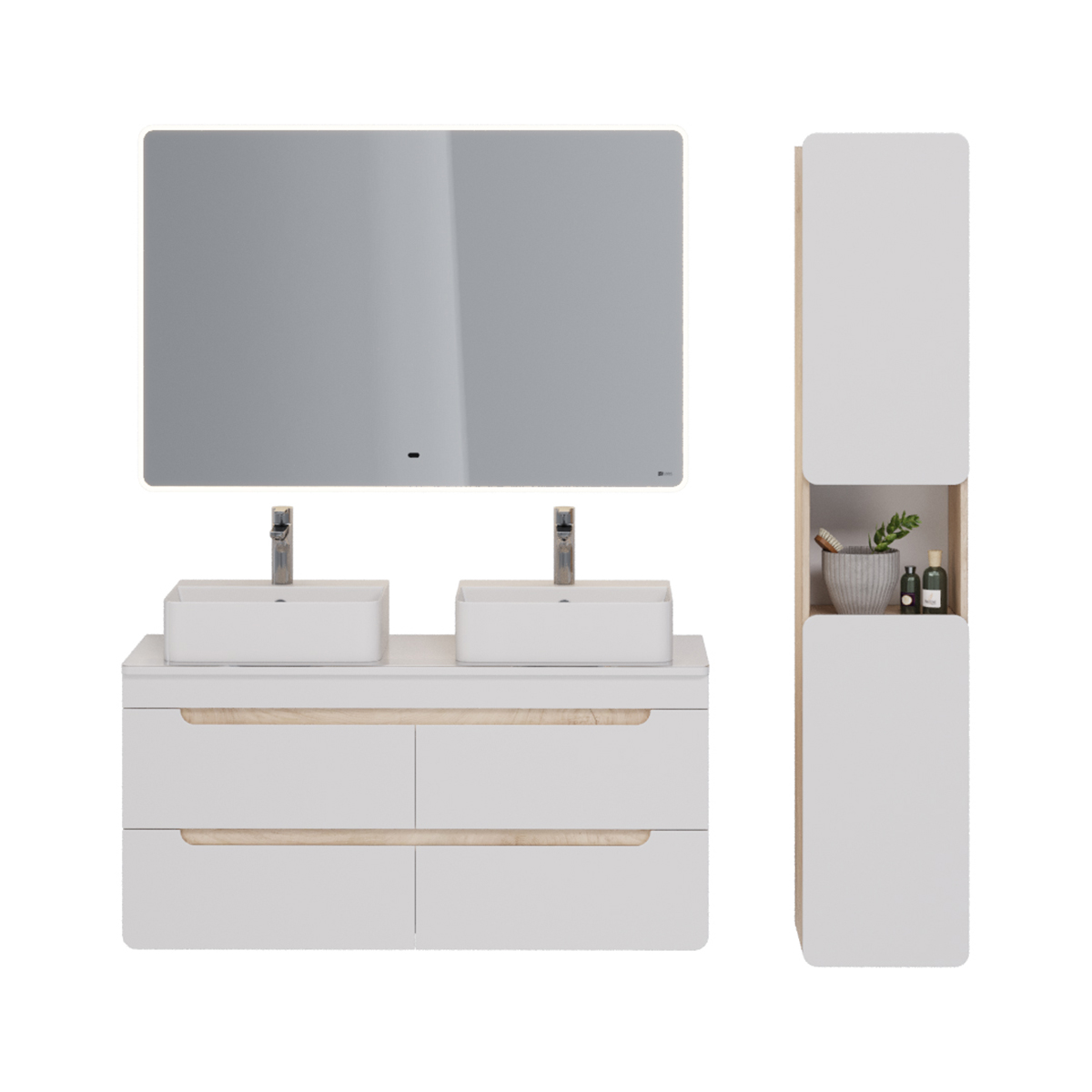 Зеркало Lemark ELEMENT 120х80 см с подсветкой, с подогревом Зеркало Lemark ELEMENT 120х80 см с подсветкой, с подогревом